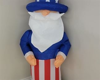 Blow up Uncle Sam holiday decor. We want you!