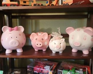Piggy banks for all your little treasures!