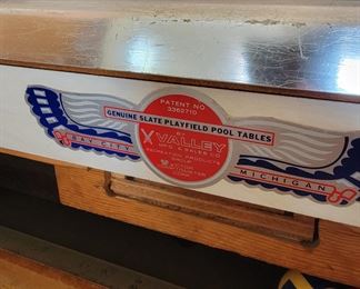 Valley Billard "Pool Table"