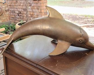 BEAUTIFUL Dolphin Statue / Table Decor