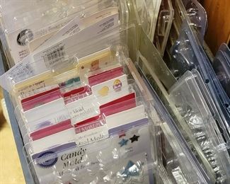 Client was professional baker! 1000's of molded bakeware tins, vintage cake decor, wedding cake towers, silicone pans, cookie cutters, candy molds, other baking items +++