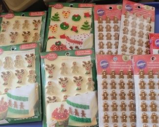 Client was professional baker! 1000's of molded bakeware tins, vintage cake decor, wedding cake towers, silicone pans, cookie cutters, candy molds, other baking items +++