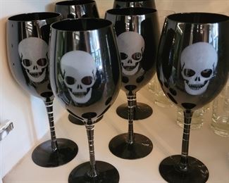 Spooky Haloween wine glasses 👻