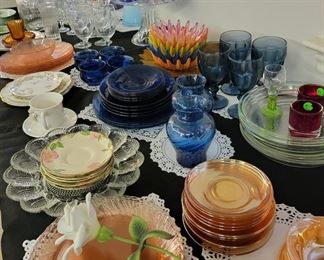 BEAUTIFUL glassware that hasn't seen the light of day in 50 years!