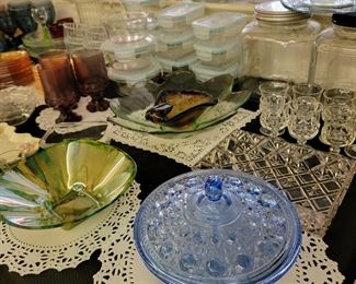 BEAUTIFUL glassware that hasn't seen the light of day in 50 years!