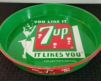 Vintage 7 UP tray