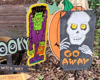 Halloween Holiday Yard Art