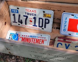 Vintage License Plates