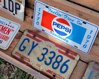 Vintage License Plates