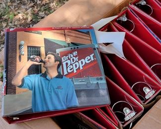Vintage Dr.Pepper 3-Ring Binders