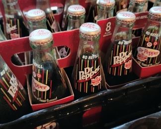 Vintage Dr.Pepper Bottles and Cases (unopened!)