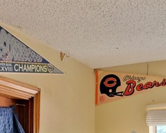 Vintage Sports Pennants