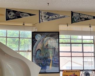 Vintage Sports Pennants