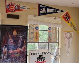 Vintage Sports Pennants