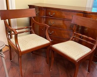 Dining room chairs for listed table 