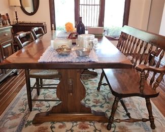 Vintage Ethan Allen dining table