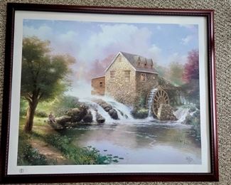 Thomas Kinkade Blessings of Summer 1995 24x30 - Offset Lithograph