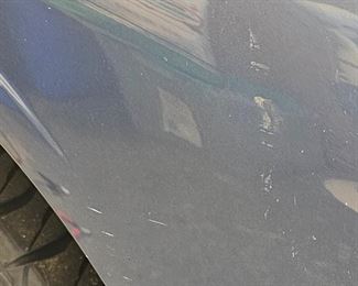 Last of 22 pictures - scratch back wheel fender