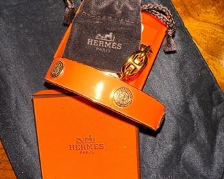 Hermes Bracelet & Scarf Clip