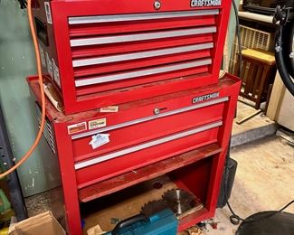 Craftsman Tool box and rolling cart