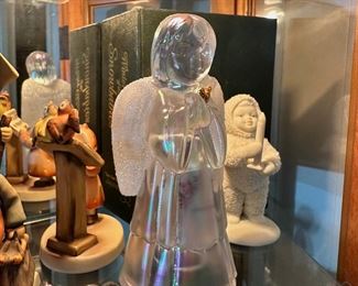 Fenton Angel, snowbaby figurine, Hummels 