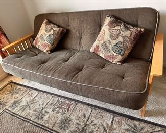 Futon sofa
Next picture is this Futon As A Bed