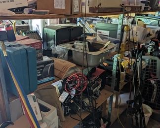 A garage filled with wonderful things to find