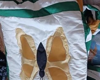 Queen size applique custom quilt 
Newer but handmade 