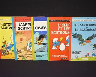 French Smurfs Comic Books (Hardback)