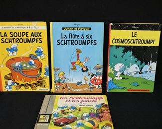 French Smurf Comic Books