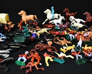 Plastic Cowboys + Indians + Horses
