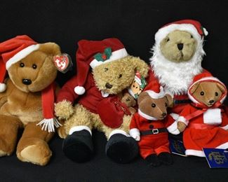 TY TV BB Christmas Bears