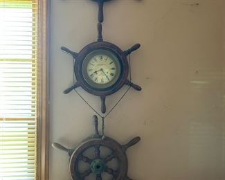 Nautical collection in radio room