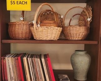 Records & baskets
