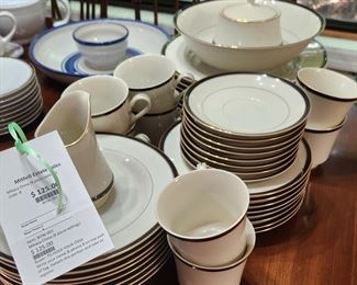 Mikasa Ivory China 8 place settings + serving pieces