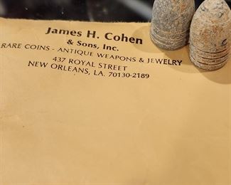 Antique Mini balls civil war