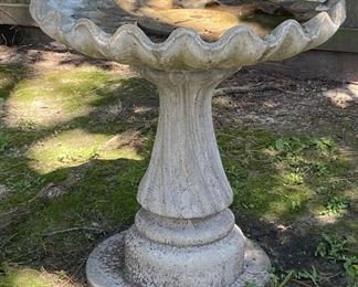Concrete Birdbath