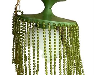 Vintage Mid Century Beaded Chandelier