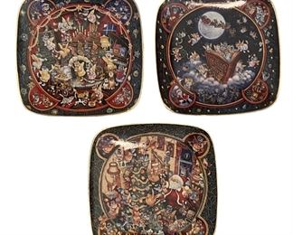 Limited Edition Franklin Mint Cat Plates