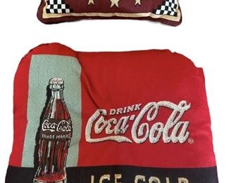 Coke Pillow and Seat Cushion