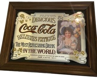 Mirrored CocaCola Wall Art
