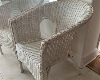 #33	chair	wicker chair vintage set of 2 	 $80.00 			
