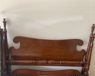 #79 full bed frame missing side rails $40.00