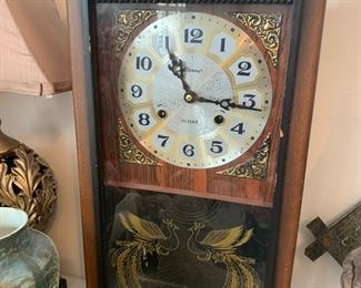 #123	Alane manel clock glass door 12x5x24	 $75.00 			
