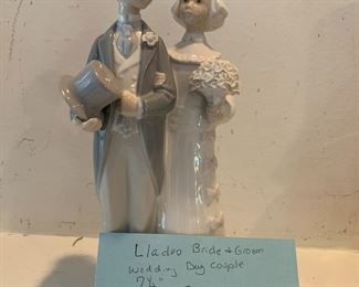 #166	Llodra bride and groom wedding day couple 7.5 	 $30.00 			
