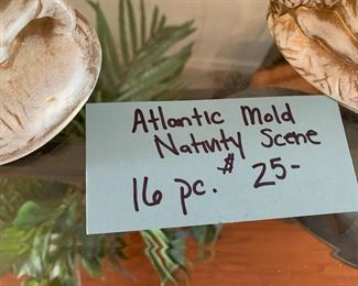 #182	Atlantic mold Nativity scene 16 pieces	 $25.00 			
