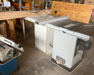Cabinet table saw 
Delta