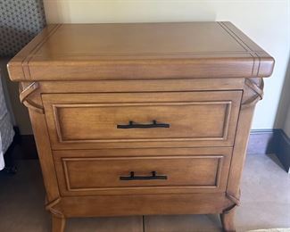 One of two very handsome nightstands.