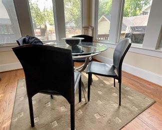 Breakfast Dining table and chairs and carpet all sold separately