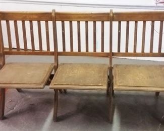 Theater Folding Bench, 1 of 4